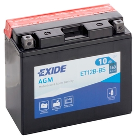 Motobaterie EXIDE BIKE Maintenance Free 10Ah, 12V, YT12B-BS (E5004)