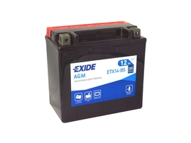 Motobaterie EXIDE BIKE Maintenance Free 12Ah, 12V, YTX14-BS (E5018)