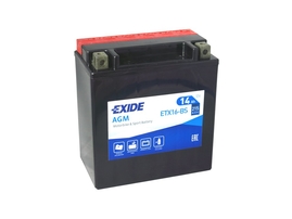 Motobaterie EXIDE BIKE Maintenance Free 14Ah, 12V, YTX16-BS (E5022)