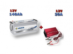 Výhodný set Trakční baterie VARTA Dual Purpose 140Ah, 12V, 930140080 a multifunkční Nabíječky Fairstone ABC-1220D (930140080)