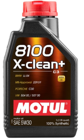 Motul 8100 X-clean+ 5W-30, 1L (106376)