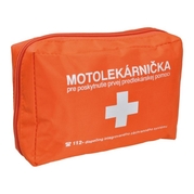 Motolekárnička v oranžovej textilnej taštičke - obsahuje Kartu prvej pomoci (002093)