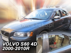 Deflektory na Volvo S60, 4-dveřová (+zadní), r.v.: 2000 - 2010 (31218)