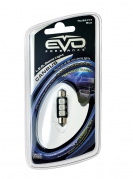 LED žárovka EVO SV8.5 36mm 3LED 12V Canbus, modré (EV93177)