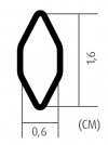 Hliníková mriežka strieborná (AM-9706)