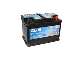 Autobaterie EXIDE Start-Stop EFB 70Ah, 760A, 12V, EL700 (EL700)