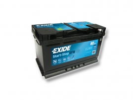 Autobaterie EXIDE Start-Stop EFB 80Ah, 720A, 12V, EL800 (EL800)