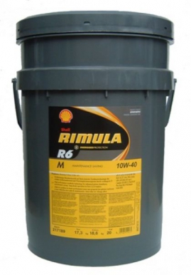 Shell Rimula R6 M 10W-40, 20L (000600)