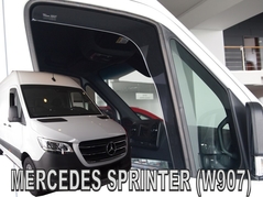 Deflektory na Mercedes Sprinter W907, r.v.: 2018 - (23606)