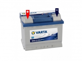 Autobaterie VARTA BLUE Dynamic 60Ah, 540A, 12V, D43, 560127054 (560127054)