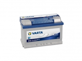 Autobaterie VARTA BLUE Dynamic 72Ah, 680A, 12V, E43, 572409068 (572409068)