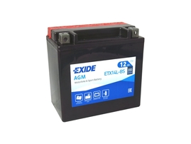 Motobatéria EXIDE BIKE Maintenance Free 12Ah, 12V, YTX14L-BS (E6629)
