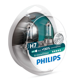 Žárovka Philips H7 12V 55W PX26d X-treme Vision + 130% 2ks (PH 12972XV+S2)