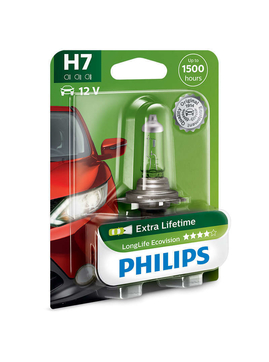 Žárovka Philips H7 12V 55W PX26d LongLife EcoVision 1ks (PH 12972LLECOB1)