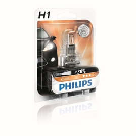 Žárovka Philips H1 12V 55W P14.5s Vision + 30% 1ks (PH 12258PRB1)