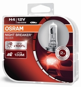 Osram žiarovky H4 12V 60/55W P43T NIGHT BREAKER® SILVER +100% 2ks (OS 64193NBS-HCB)