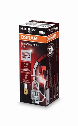 Žárovka Osram H3 24V 70W PK22s TRUCKSTAR PRO + 100% 1ks (OS 64156TSP)