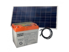 Výhodný set Goowei Energy OTD75 70Ah, 12V a solární panel Victron Energy 115Wp / 12V (E7332)
