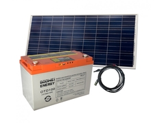 Výhodný set Goowei Energy OTD100 100Ah, 12V a solární panel Victron Energy 115Wp / 12V (E7333)