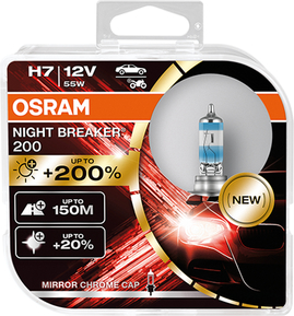 OSRAM H7 12V 55W PX26d NIGHT BREAKER® 200 200% 2ks (OS 64210NB200-HCB)