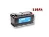 Autobaterie EXIDE Excell 110Ah, 850A, 12V, EB1100 (EB1100)