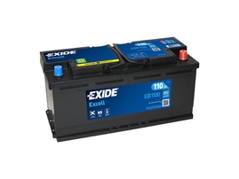 Autobaterie EXIDE Excell 110Ah, 850A, 12V, EB1100 (EB1100)