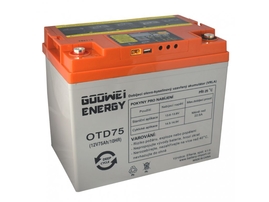 Trakčná batéria Goowei Energy OTD75 Deep Cycle (GEL) 75Ah, 12V (E7305)