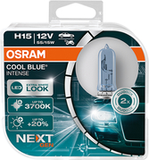 OSRAM H15 12V 15/55W PGJ23t-1 Cool Blue INTENSE NextGen 3700K +100% 2ks (OS 64176CBN-HCB)