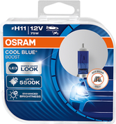 OSRAM COOL BLUE BOOST 5500K +50% H11 12V 75W PGJ19-2 2ks (OS 62211CBB-HCB-A)