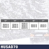 Snehové reťaze HUSKY Advance 70 9mm (HUSAD70)
