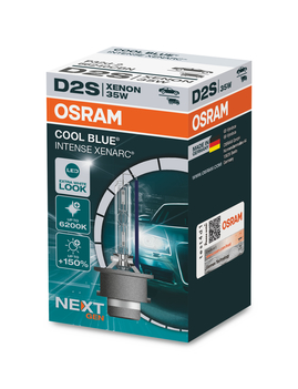 OSRAM D2S 12V+24V 35W P32d-2 XENARC COOL BLUE INTENSE NextGen. 6200K +150% 1ks (OS 66240CBN)
