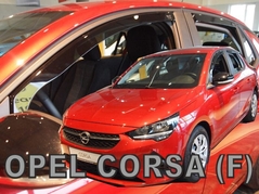 Deflektory na Opel Corsa F, 5-dveřová (+zadní), r.v.: 2019 - (25406)