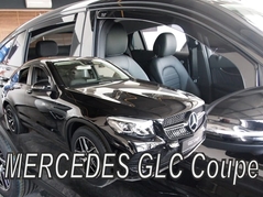 Deflektory na Mercedes Class GLC Coupe C253, 5-dverová (+zadné), r.v.: 2017 - (23616)