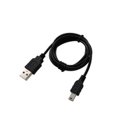 mobilNET nabíjací kábel Mini USB 2A, čierny (KAB-0108-USB-MIN2A)