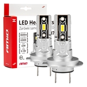 AMiO LED žiarovky hlavného svietenia H7 H-mini 2ks (03332)